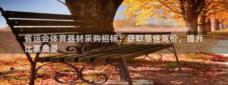 极悦平台股东名单：省运会体育器材采购招标：获取最佳竞