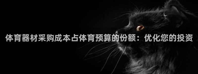 极悦平台是干嘛的啊：体育器材采购成本占体育预算的份额