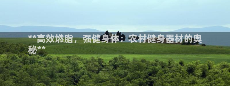 极悦平台是干什么的：**高效燃脂，强健身体：农村健身