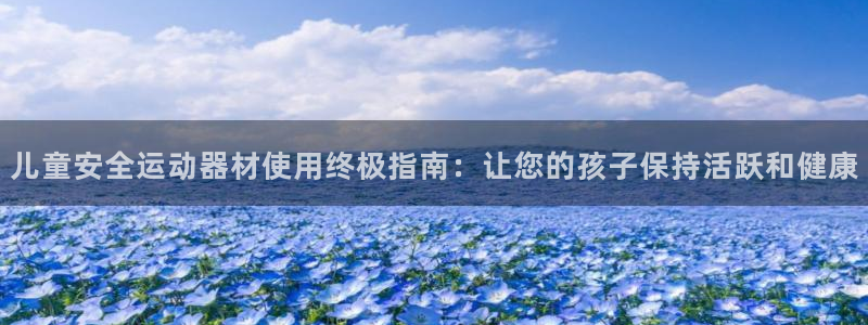 极悦平台官方网站入口下载：儿童安全运动器材使用终极指