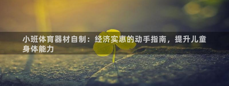 极悦平台官网下载中心网址：小班体育器材自制：经济实惠