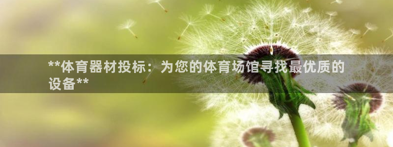 极悦平台登录最新版本更新内容是什么：**体育器材投标