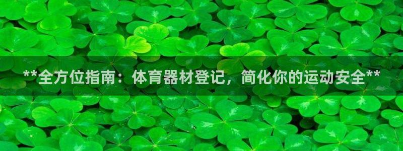 极悦平台股东：**全方位指南：体育器材登记，简化你的