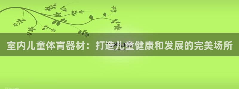 极悦官网下载最新版本更新内容：室内儿童体育器材：打造
