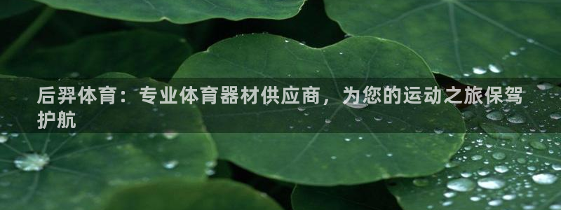极悦平台官方网站登录不了：后羿体育：专业体育器材供应
